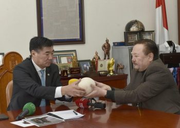 Ховдоос олдсон 1 сая жилийн өмнөх тэмээн хяруулын өндгийг хүлээлгэж өгөв