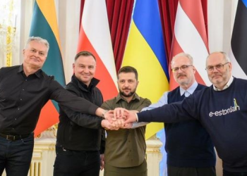 В.Зеленский Польш, Литва, Латви, Эстонийн төрийн тэргүүн нартай уулзжээ