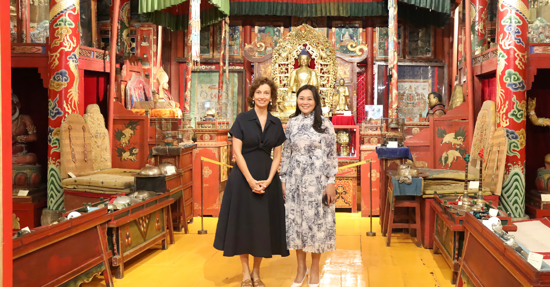 Соёлын сайд Ч.Номин ЮНЕСКО-гийн Ерөнхий захирал Одри Азулейтэй уулзлаа