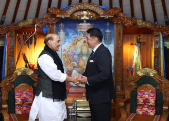 Ерөнхийлөгч У.Хүрэлсүх БНЭУ-ын Батлан хамгаалахын сайдыг хүлээн авч уулзав