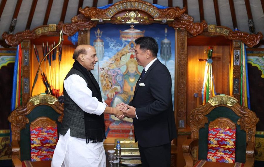 Ерөнхийлөгч У.Хүрэлсүх БНЭУ-ын Батлан хамгаалахын сайдыг хүлээн авч уулзав