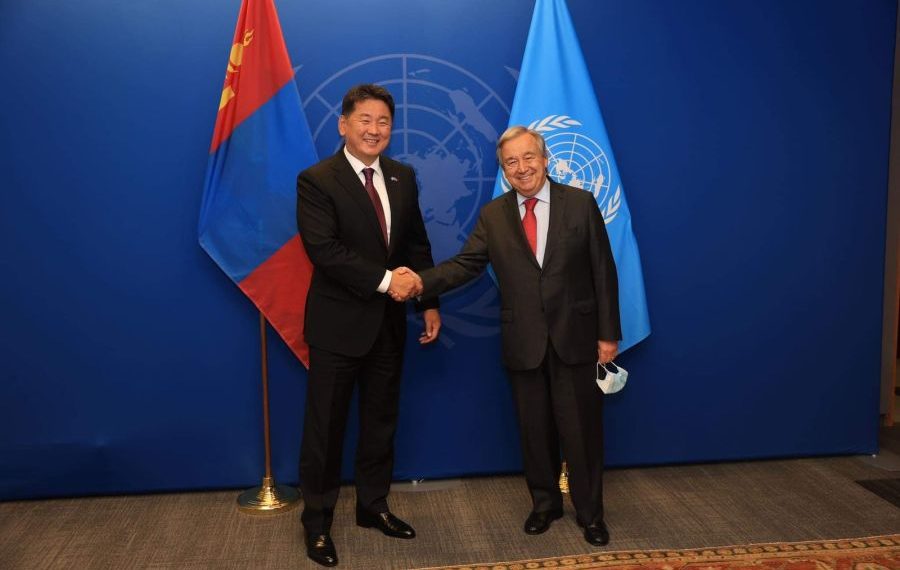 НҮБ-ын Ерөнхий нарийн бичгийн дарга Монгол Улсад айлчилсандаа сэтгэл хангалуун байгаагаа илэрхийллээ