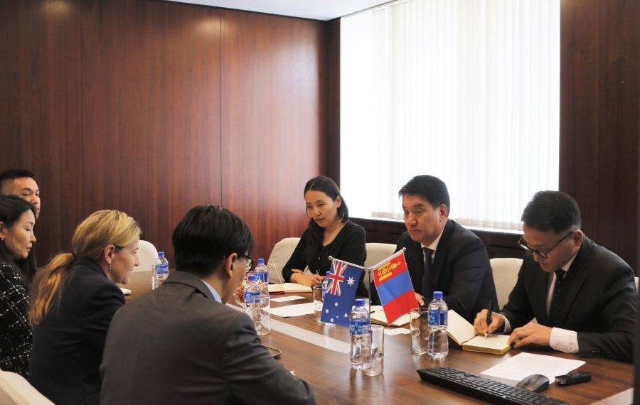 Австрали Улсаас Монгол Улсад суугаа Элчин сайдыг хүлээн авч уулзав