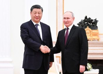 Ши Жиньпин В.Путин нар Москвад уулзлаа