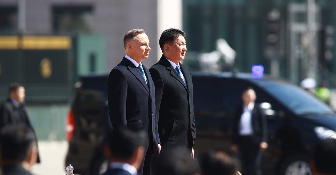 Монгол Улсын Ерөнхийлөгч У.Хүрэлсүх хүндэт зочноо угтан авлаа