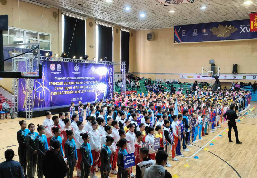 ЕБС-ийн сурагчдын Уран хөдөлгөөнт гимнастикийн аварга сурагчдыг шалгаруулав