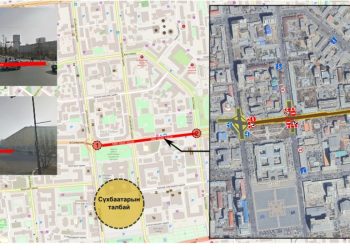Чингис хаан музейн уулзвараас ШУТИС-ийн уулзвар хүртэлх замыг хаана