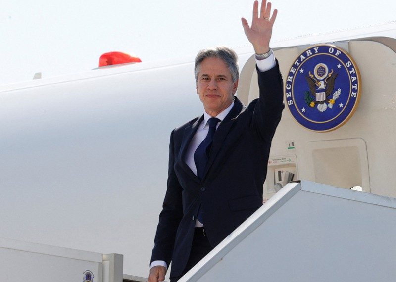 АНУ-ын Төрийн нарийн бичгийн дарга Энтони Блинкен албан ёсны айлчлал хийхээр хүрэлцэн ирлээ