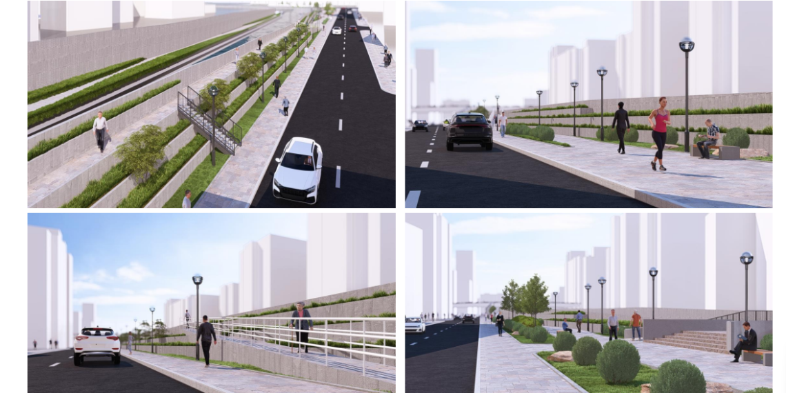 Үерийн хамгаалалтын далангийн ажлыг бүрэн дууссаны дараа явган хүний зам, ногоон байгууламж зэрэг тохижилтыг хийнэ