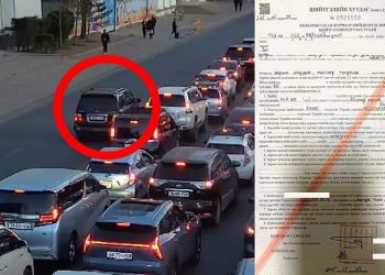 Урсгал сөрсөн жолоочийг торгож, жолоодох эрхийг хасжээ