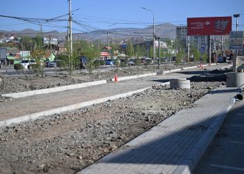 32-ын тойргоос “Сод Монгол” ШТС хүртэлх туслах замыг шинэчлэх ажил 60 хувьтай үргэлжилж байна