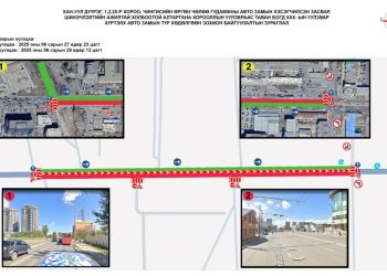 Алтарганы уулзвараас Таван богд групп хүртэлх авто замыг хааж, шинэчилнэ