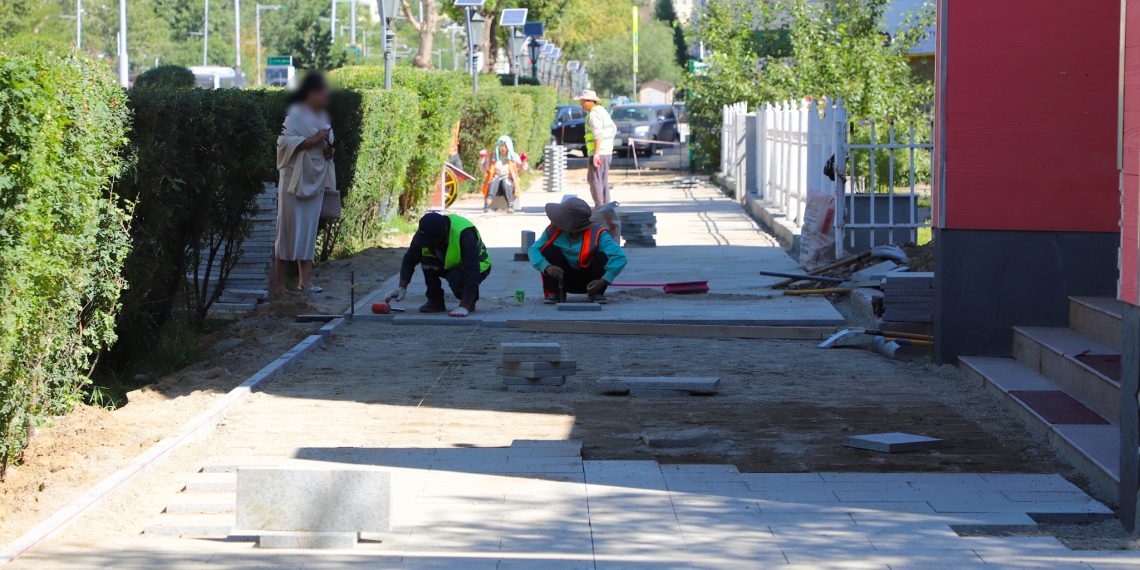 14 байршилд явган хүний замыг шинэчилж байна