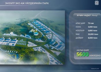 “Эмээлт” эко аж үйлдвэрийн паркийг зүүн, баруун гэсэн хоёр бүстэй байгуулна