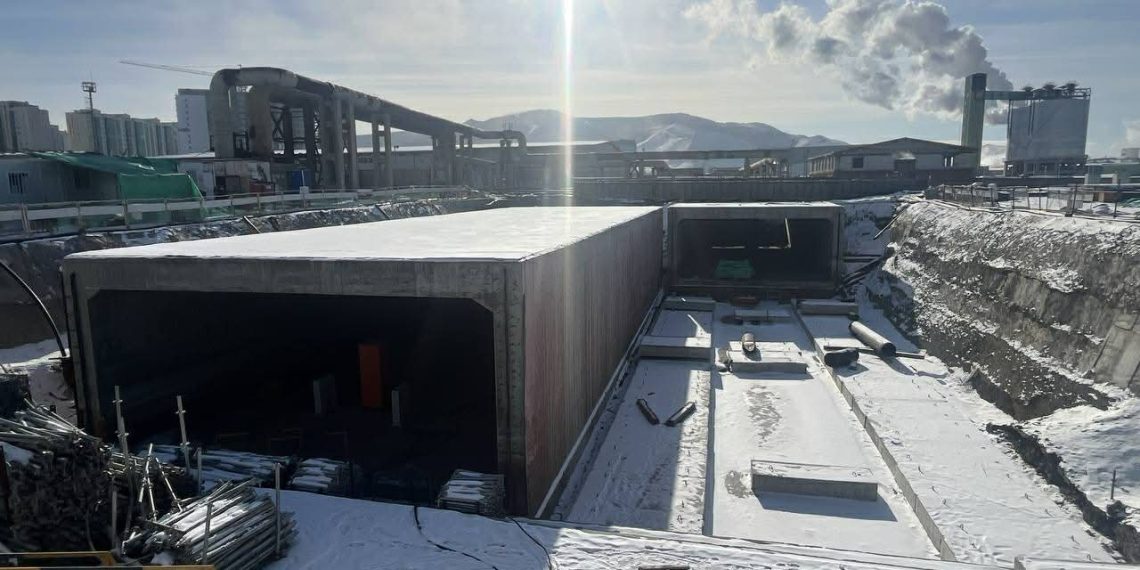 Төмөр зам доогуур нүхэн гарц барих төслийн бүтээн байгуулалт үргэлжилж байна