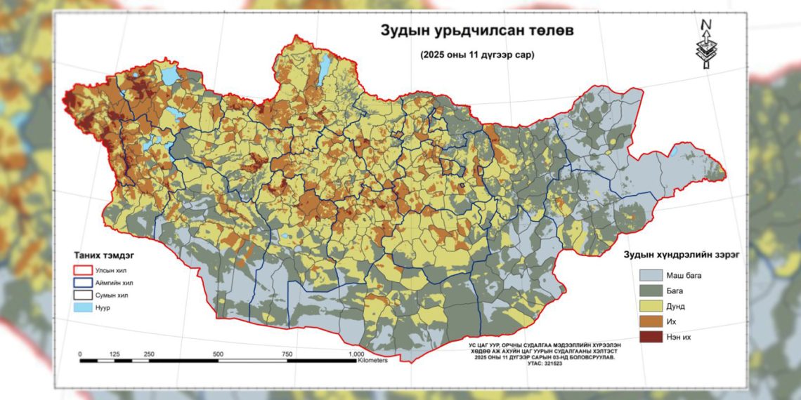 ЦУОШГ: Зудын урьдчилсан төлөв