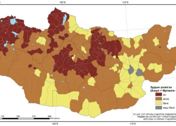 Нийт нутгийн 23 хувьд өвөлжилт хүндрэх эрсдэл “Маш их” байна