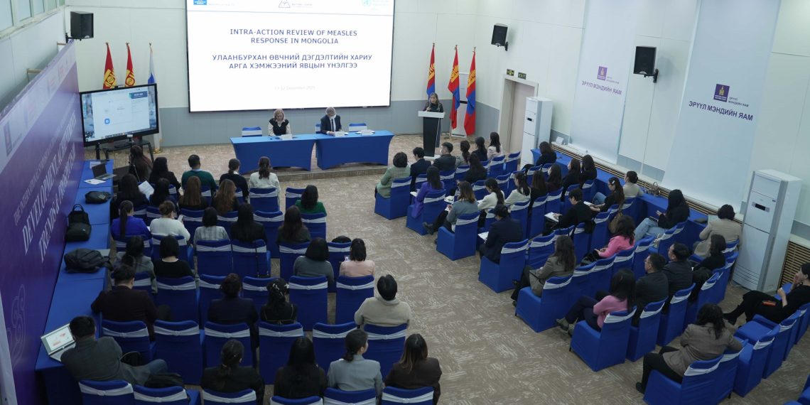 Улаанбурхан өвчний дэгдэлтийн хариу арга хэмжээний явцын үнэлгээг хэлэлцүүлэв