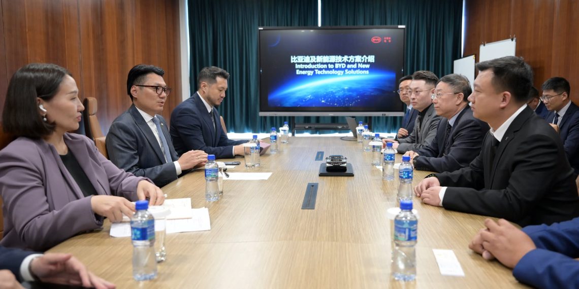 БНХАУ-ын “BYD” компани нийтийн тээврийн Sky Shuttle төслийг Улаанбаатарт хэрэгжүүлнэ