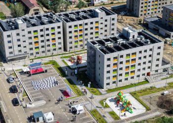 Шархад дэд төвийн 110 айлын ногоон орон сууцыг ашиглалтад орууллаа