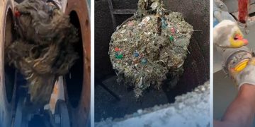Өдөрт 1500 тонн хог төв цэвэрлэхийн шугамыг бөглөж, ажилчид гар аргаар цэвэрлэдэг